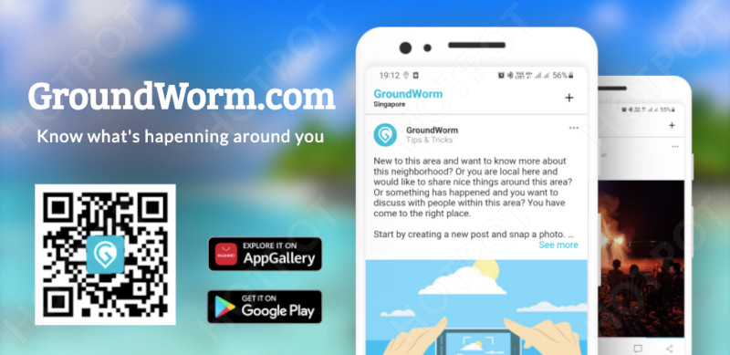 GroundWorm: A location based community social app